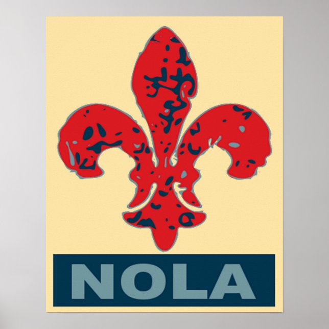 Fleur De Lis NOLa Poster (Front)