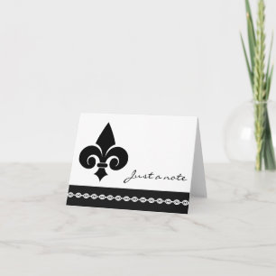 Fleur De Lis Note Card