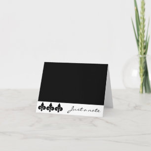 Fleur De Lis Note Card