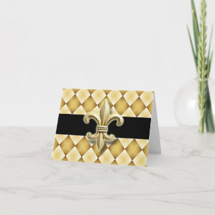 Fleur de Lis note card I