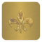 Fleur de Lis on Gold Background