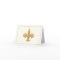 Fleur-de-Lis on Light Cream Colour Note Card