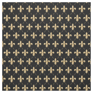 Fleur De Lis Pattern Fabric