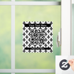 Fleur de Lis Pattern, French, Royal, Black