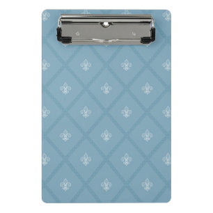 Fleur-de-lis pattern mini clipboard