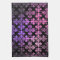 Fleur de lis pattern pink purple black