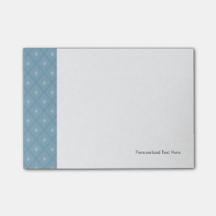 Fleur-de-lis pattern post-it notes