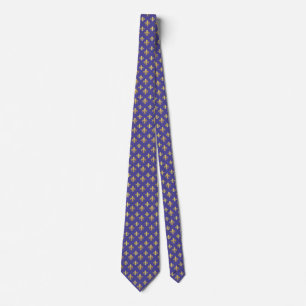 Fleur-de-lis Pattern Tie
