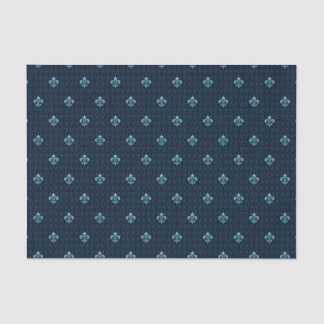 Fleur De Lis Pattern Tissue Paper (Front)