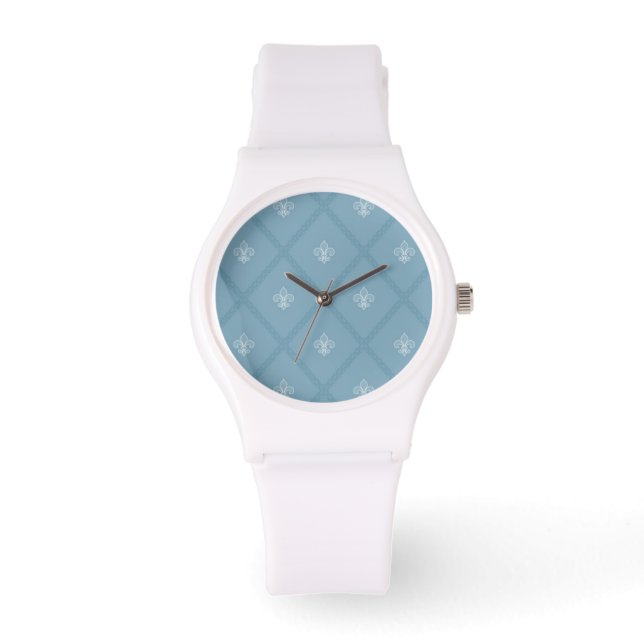 Fleur-de-lis pattern watch (Front)