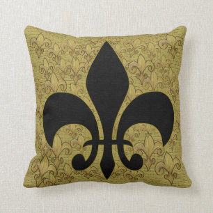 Fleur de lis pillow