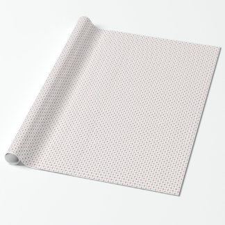 Fleur de Lis Pink Grey Wrapping Paper