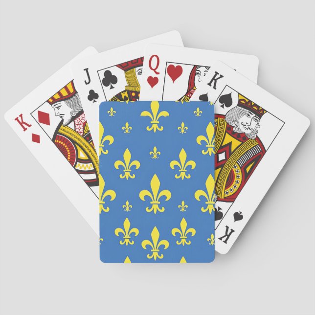 Fleur de Lis  Playing Cards (Back)