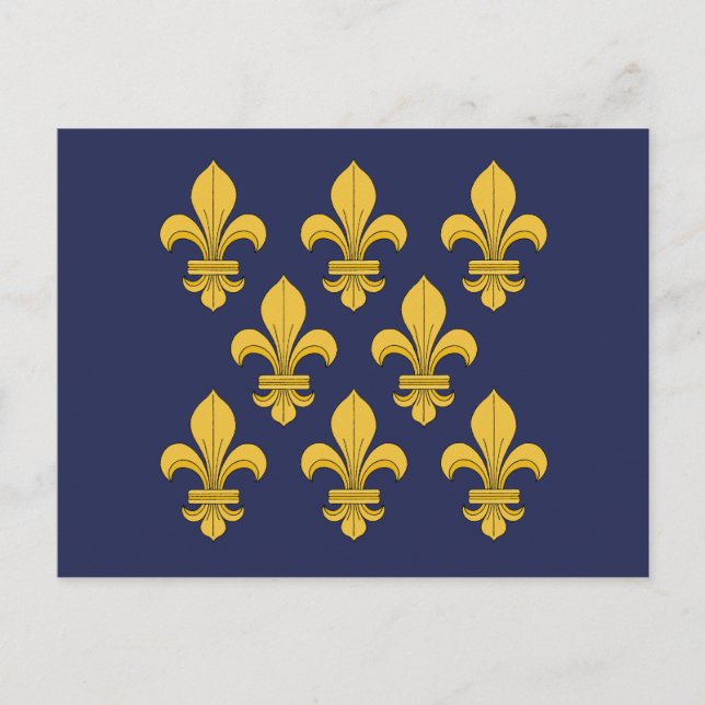 Fleur-de-lis Postcard (Front)