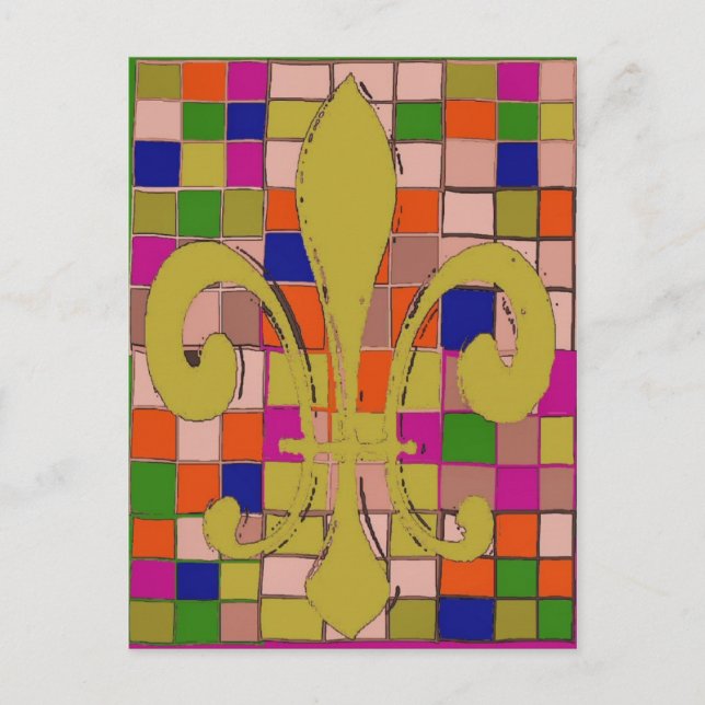 Fleur De Lis Postcard (Front)