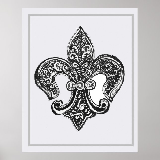 Fleur de Lis Poster (Front)