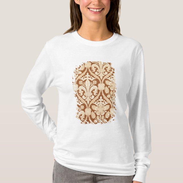 'Fleur-de-Lis', reproduction wallpaper designed by T-Shirt (Front)