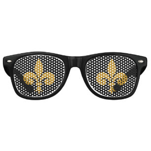 Fleur de Lis Retro Sunglasses