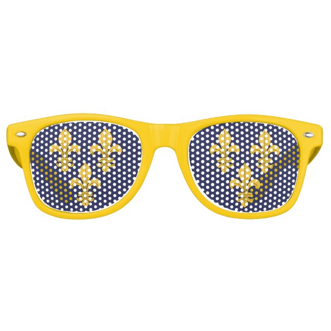 Fleur-de-lis Retro Sunglasses (Front)