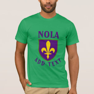Fleur De Lis Shield, NOLA T-Shirt