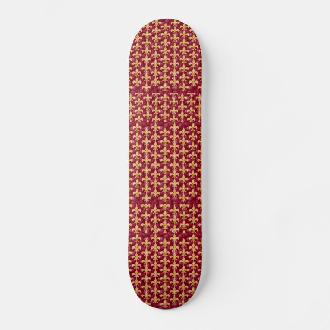Fleur de Lis Skateboard (Front)