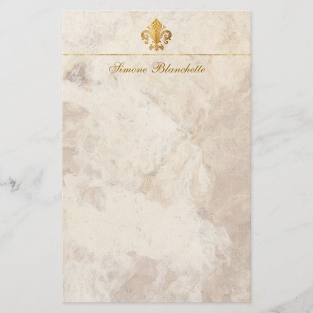 Fleur-de-lis Stationery (Front)