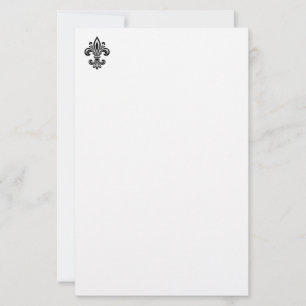 Fleur De Lis Stationery Paper