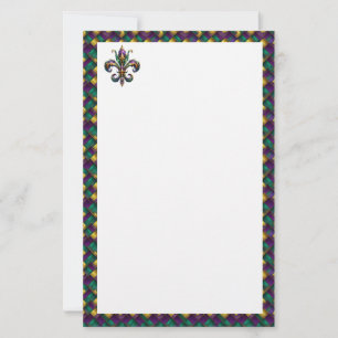 Fleur De Lis Stationery Paper