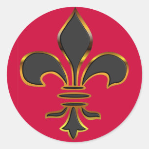 Fleur-de-lis Sticker