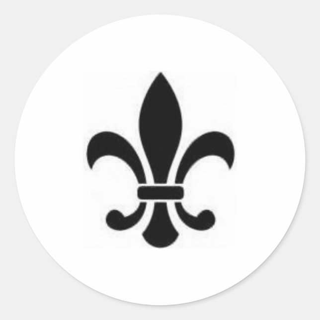 Fleur De Lis Sticker (Front)