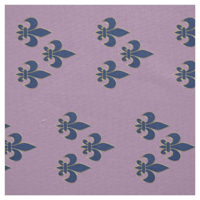 Fleur de Lis symbol Fabric (Swatch)