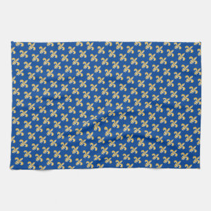 Fleur de Lis symbol Tea Towel