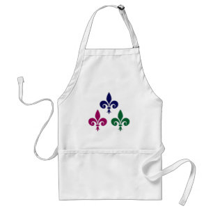 Fleur-de-lis symbols standard apron