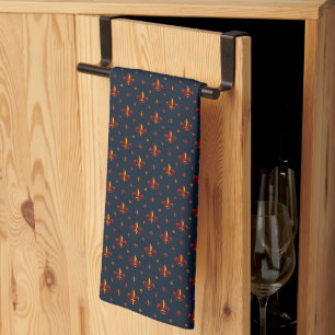 Fleur De Lis Tea Towel