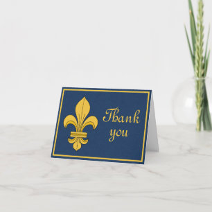 Fleur-de-lis Thank You Card