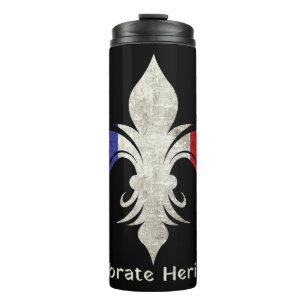  Fleur-de-Lis Thermal Tumbler