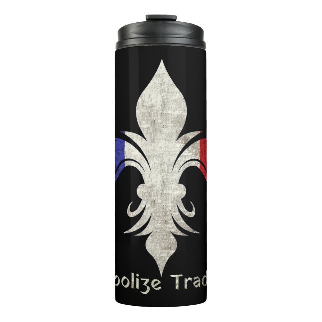  Fleur-de-Lis Thermal Tumbler (Front)