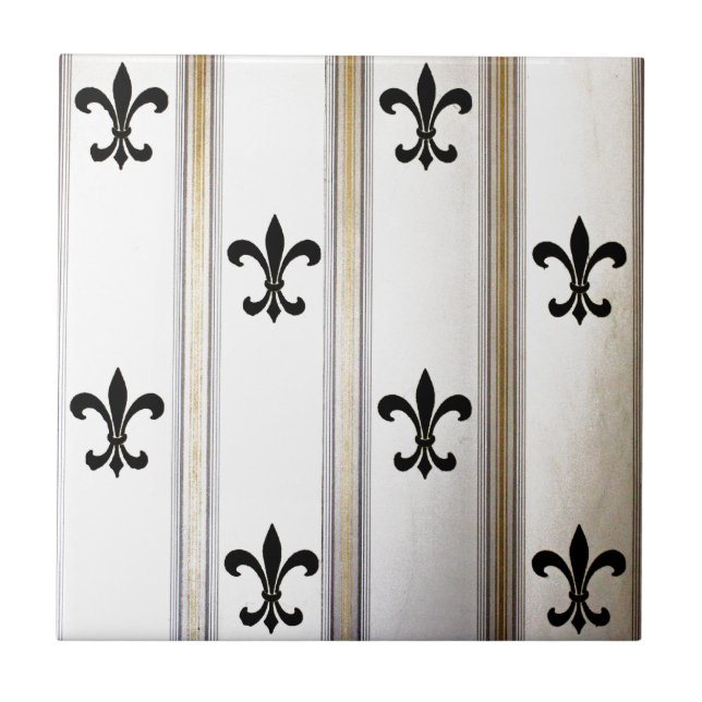 Fleur-de-Lis Tile (Front)