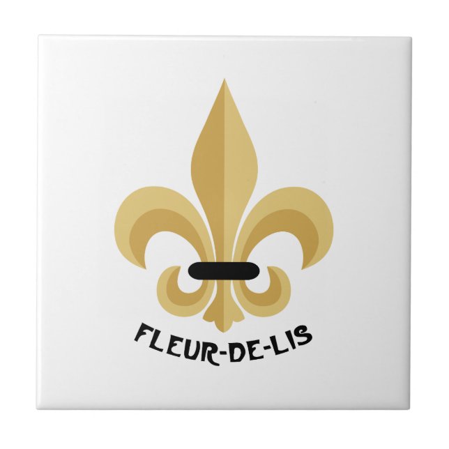 Fleur-De-Lis Tile (Front)