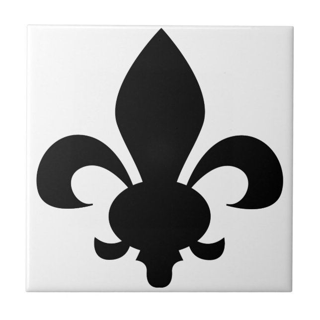 Fleur-De-Lis  Tile (Front)