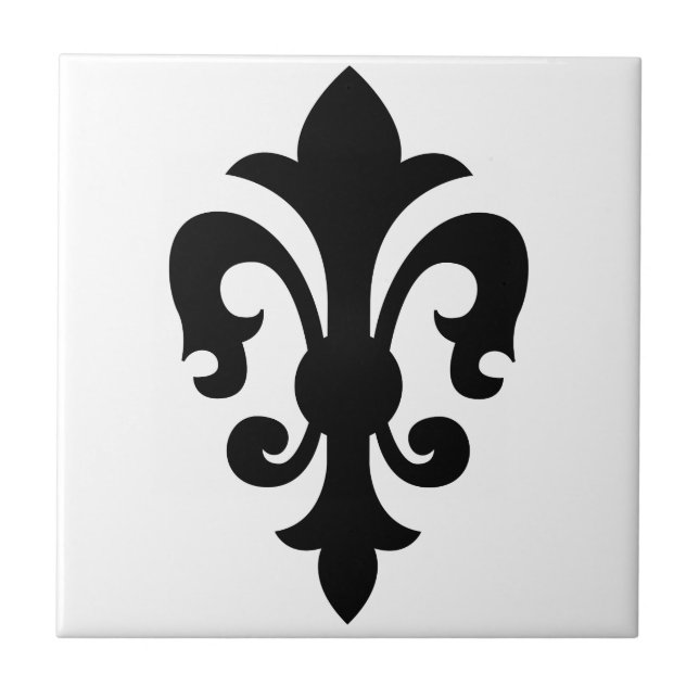 Fleur-De-Lis  Tile (Front)