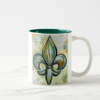 fleur_de_lis Two-Tone coffee mug