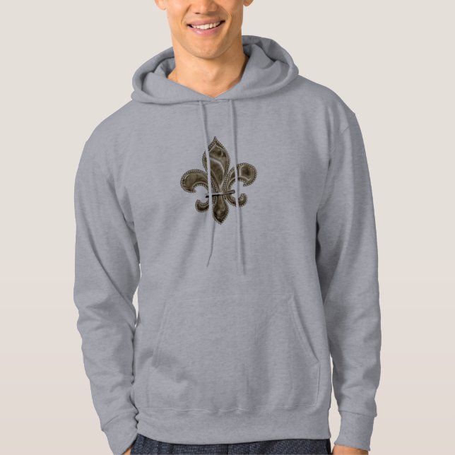 Fleur de Lis Unisex Apparel Hoodie (Front)
