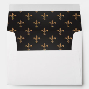 Fleur de lis, vintage,elegant,chic.classy,pattern, envelope