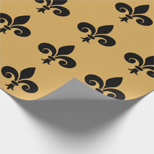 Fleur De Lis Wrapping Paper (Corner)