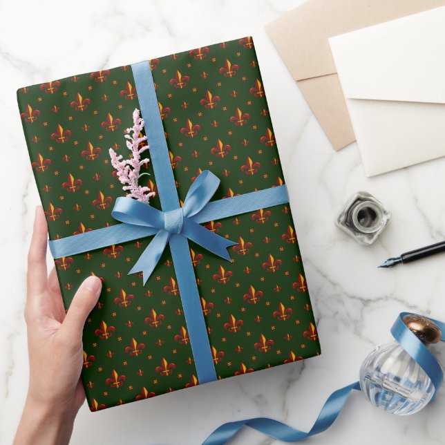 Fleur De Lis Wrapping Paper (Gifting)