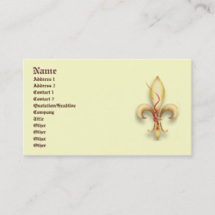 Fleur-de-Lys! Business Card