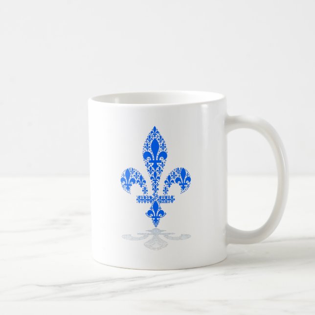 Fleur de lys coffee mug (Right)