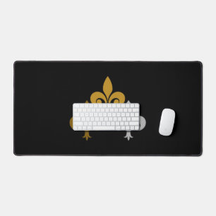 Fleur de Lys Desk Mat