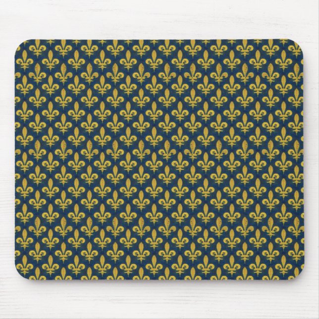 Fleur de lys Mouse Pad 002 (Front)